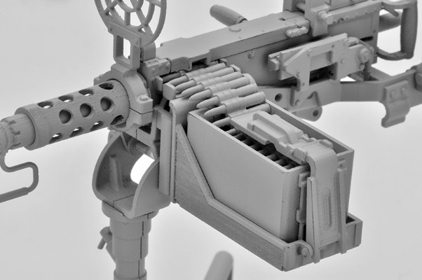 小军械库 LD009 M2重机关枪(对空枪架)