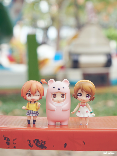 黏土人もあ 粉色くま 