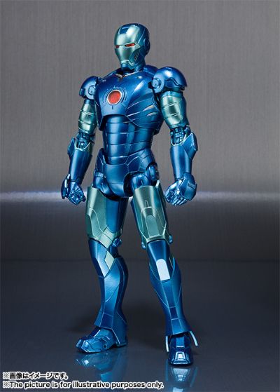 S.H.Figuarts 钢铁侠 Mark3 潜行蓝配色版