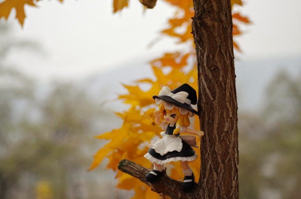 まめしき 东方Project 雾雨魔理沙 可动手办