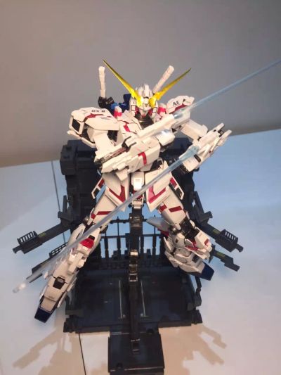 MG 1/100 独角兽高达 HD配色＋MS CAGE
