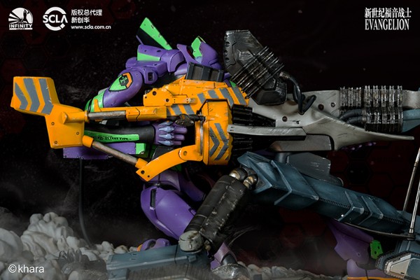 EVA初号机屋岛作战