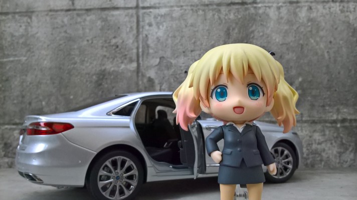 黏土人もあ 黒スーツ 