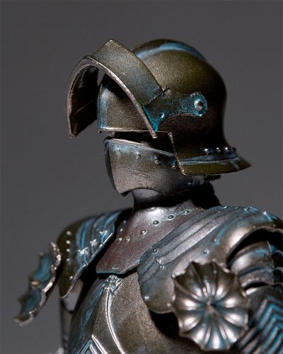 KT Project KT-020 竹谷隆之自在置物 青铜 15世纪哥特式马术盔甲