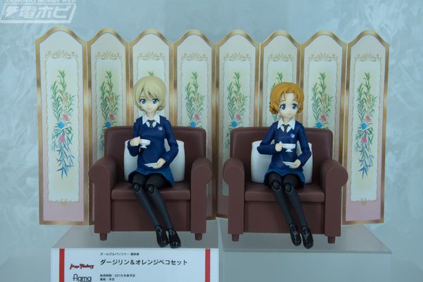 figma 少女与战车 剧场版 橙黄白毫