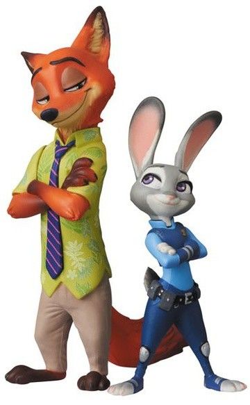 UDF Disney 系列7 ズートピア ニック･ワイルド&ジュディ･ホップス 