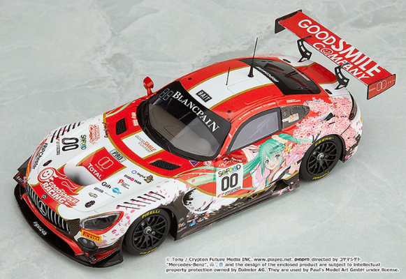 痛车 GOOD SMILE Racing 初音未来 AMG 2017 SPA24H Ver.
