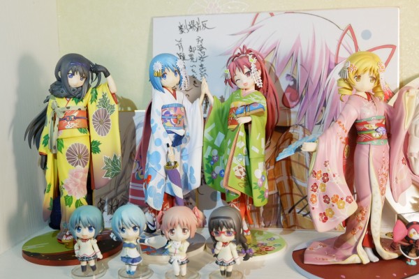 迷你黏土人 魔法少女小圆 キュゥべえ&美树 さやか 