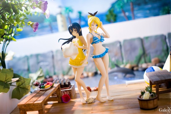 LoveLive! 沙滩手办2-海未＆绘里- 夏天蓝ver. 绚濑绘里