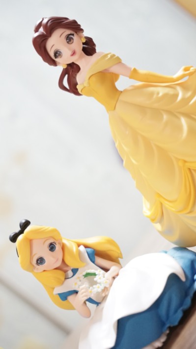 Disney Characters Crystalux 美女と野獣 ベル 