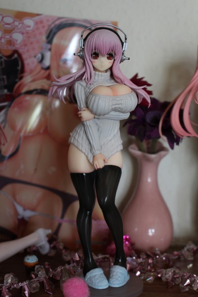 Nitro 超级索尼子 性感开胸毛衣ver