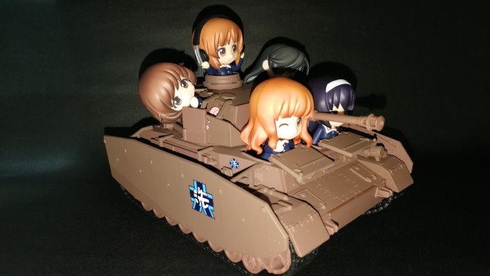 迷你黏土人 少女与战车 剧场版 橙黄白毫