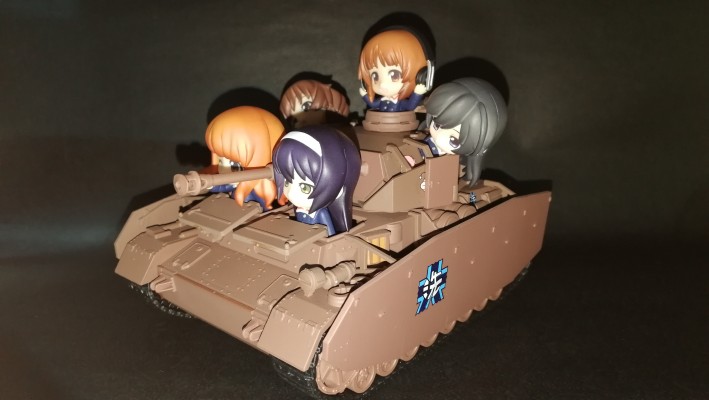 迷你黏土人 少女与战车 剧场版 橙黄白毫