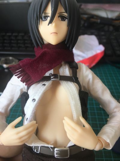 仿真可动角色#648 进击的巨人 三笠·阿克曼 初回生産限定仕様