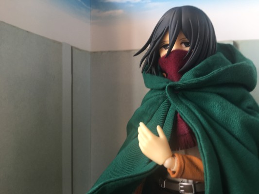 仿真可动角色#648 进击的巨人 三笠·阿克曼 初回生産限定仕様