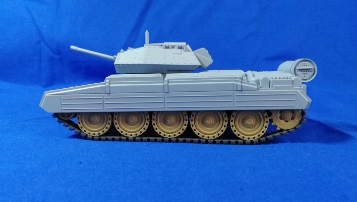 迷你黏土人 少女与战车 剧场版 橙黄白毫