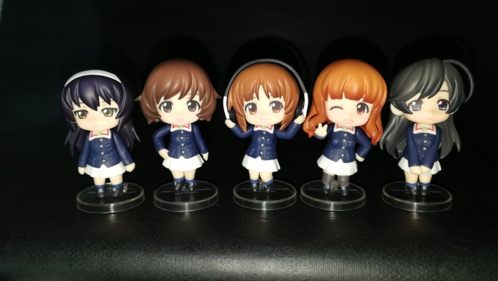 迷你黏土人 少女与战车 剧场版 橙黄白毫