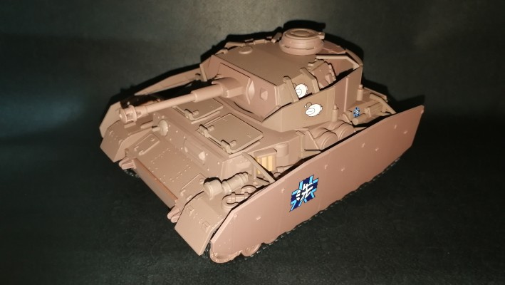 迷你黏土人 少女与战车 剧场版 橙黄白毫