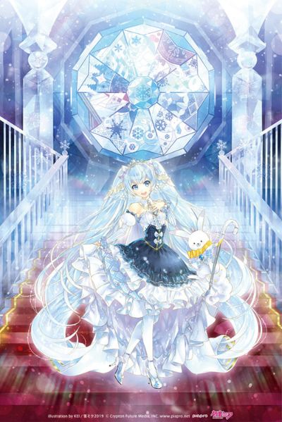 粘土人#1000 Vocaloid 初音未来&Rabbit Yukine 公主 雪未来 2019