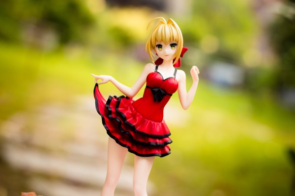 Fate/EXTRA CCC Saber 深红现代服