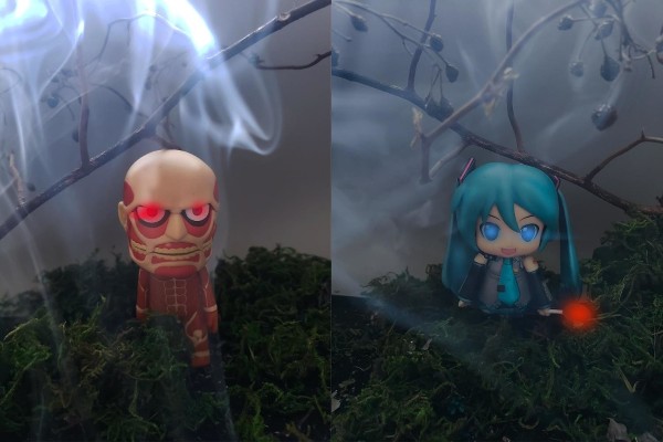 粘土人 #360 进击的巨人 超大型巨人＆进击的Play 套装