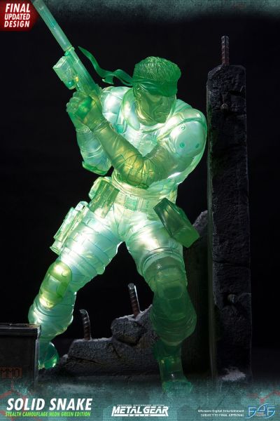 MGS 索利德・斯内克 Stealth Camouflage Neon Green Edition 