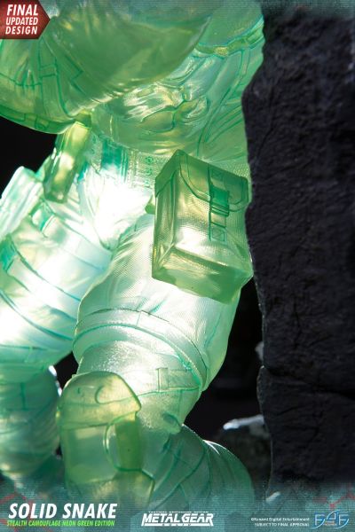MGS 索利德・斯内克 Stealth Camouflage Neon Green Edition 