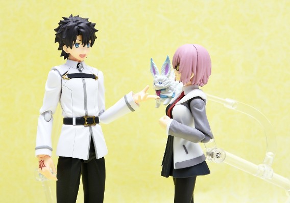 figma #EX-51 Fate / Grand Order 玛修·加拉哈德&芙芙 Shielder