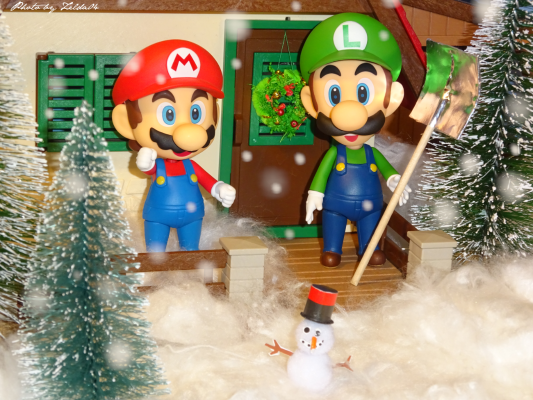 粘土人#473  超级马力欧系列 马力欧