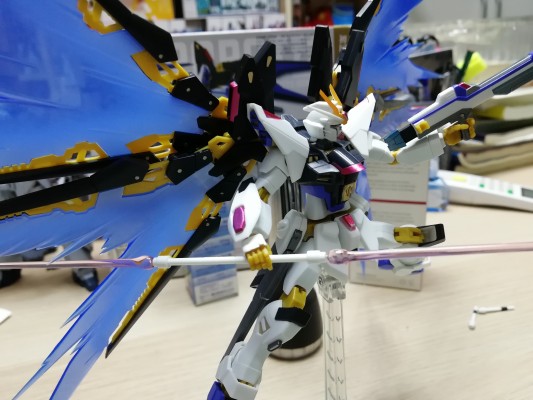 ROBOT魂 -ロボット魂-〈SIDE MS〉 强袭自由高达用 云古エフェクトパーツ＆スタンドSET（魂ウェブ限定）