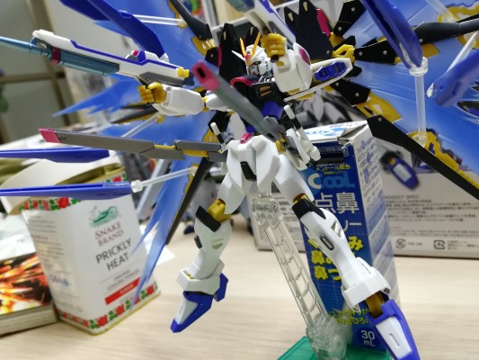 ROBOT魂 -ロボット魂-〈SIDE MS〉 强袭自由高达用 云古エフェクトパーツ＆スタンドSET（魂ウェブ限定）