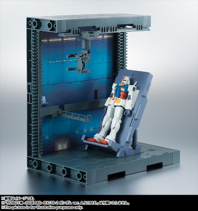 ROBOT魂＜SIDE MS＞ 白色基地 机库走廊 剧中版