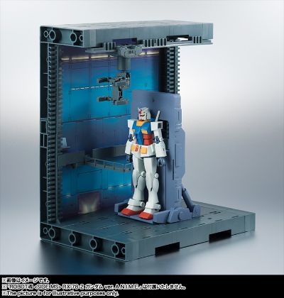 ROBOT魂＜SIDE MS＞ 白色基地 机库走廊 剧中版