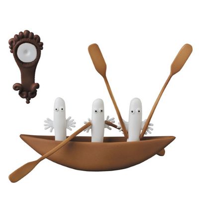 UDF MOOMIN 系列3 ムーミン一家 ニョロニョロ with Boat and Aerotonometer 