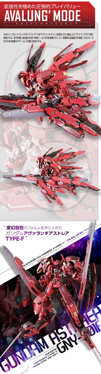 METAL BUILD 机动战士高达00F 正义女神高达F型用雪崩突进组件