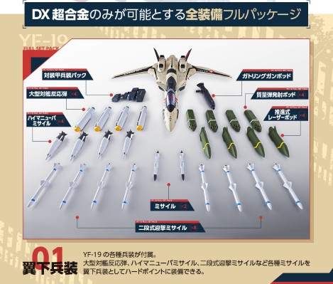 DX超合金 超时空要塞Plus YF-19 全装备型