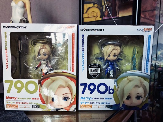 粘土人#790b 守望先锋 天使 安吉拉 钴蓝皮肤