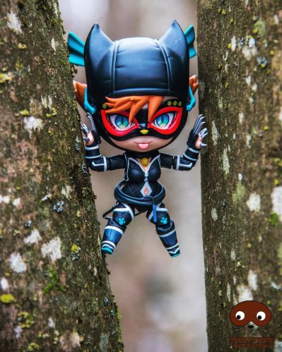 粘土人#962 忍者蝙蝠侠 猫女 忍者版