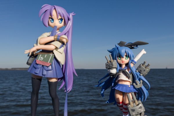 PM 手办 舰队Collection -舰娘-&幸运星 泉此方 岛风 cosplayver.