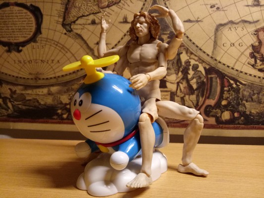figma#SP-075 桌上美术馆 维特鲁威人体图