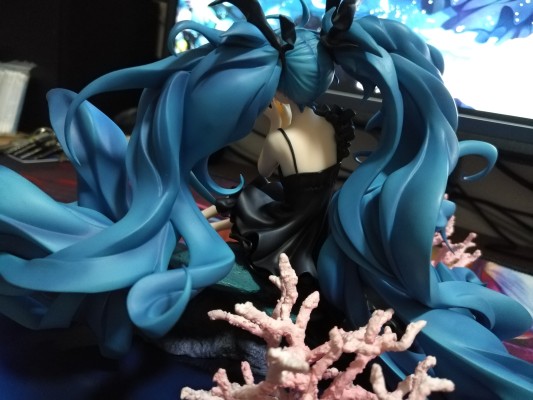 初音未来 歌姬计划 F 初音未来 水珠花纹比基尼泳装