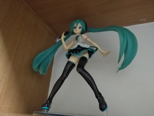 初音未来 歌姬计划 F 初音未来 水珠花纹比基尼泳装