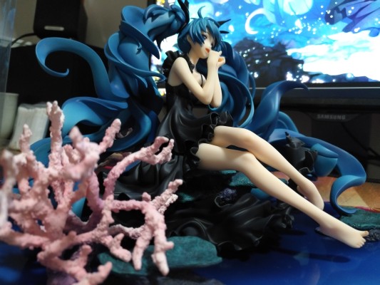 初音未来 歌姬计划 F 初音未来 水珠花纹比基尼泳装