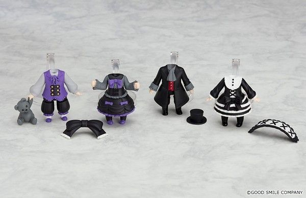 黏土人配件系列 换装用哥德萝莉塔裝