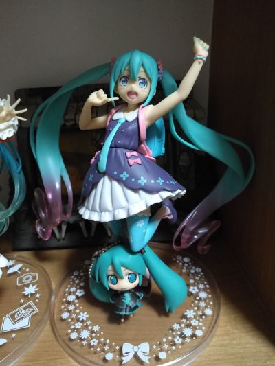 初音未来 歌姬计划 F 初音未来 水珠花纹比基尼泳装