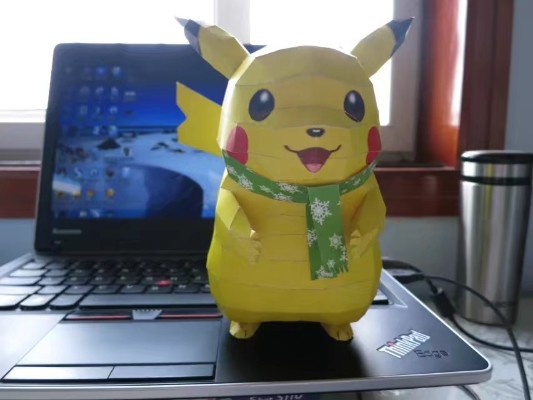 皮卡丘纸模