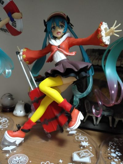 初音未来 歌姬计划 F 初音未来 水珠花纹比基尼泳装