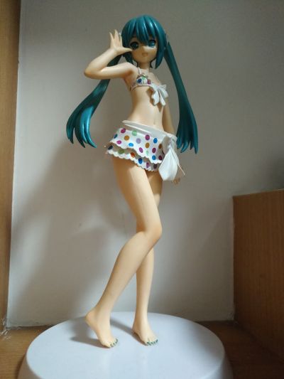 初音未来 歌姬计划 F 初音未来 水珠花纹比基尼泳装