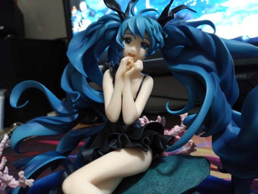 初音未来 歌姬计划 F 初音未来 水珠花纹比基尼泳装