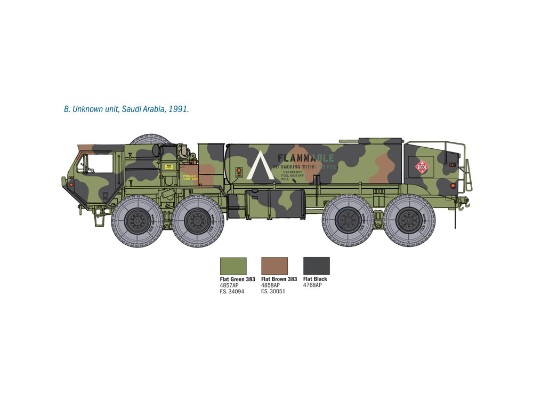 38554 6554 1/35 M978 燃料补给车
